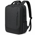 Sac à dos pour ordinateur 30 x 15 x 45 cm noir en textile avec compartiments multiples