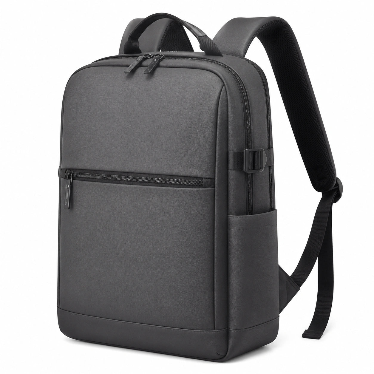 Sac à dos 30 x 15 x 45 cm en matière synthétique noir style urbain